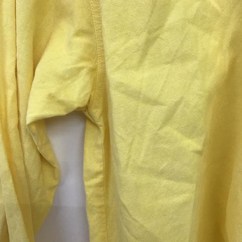 ポロバイラルフローレン Polo by RALPH LAUREN シャツ、ブラウス 長袖 長袖シャツ ボタンダウンシャツ カラーシャツ M ロゴ、文字 黄 / イエロー / yellow メンズ USED 古着 中古 10153623
