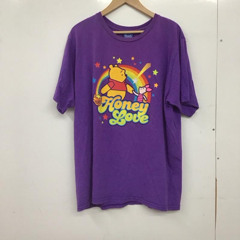 古着 USED Tシャツ 半袖 半袖カットソー プリントTシャツ クルーネックカットソー 古着 プリント 紫 / パープル / purple メンズ USED 古着 中古 10153625