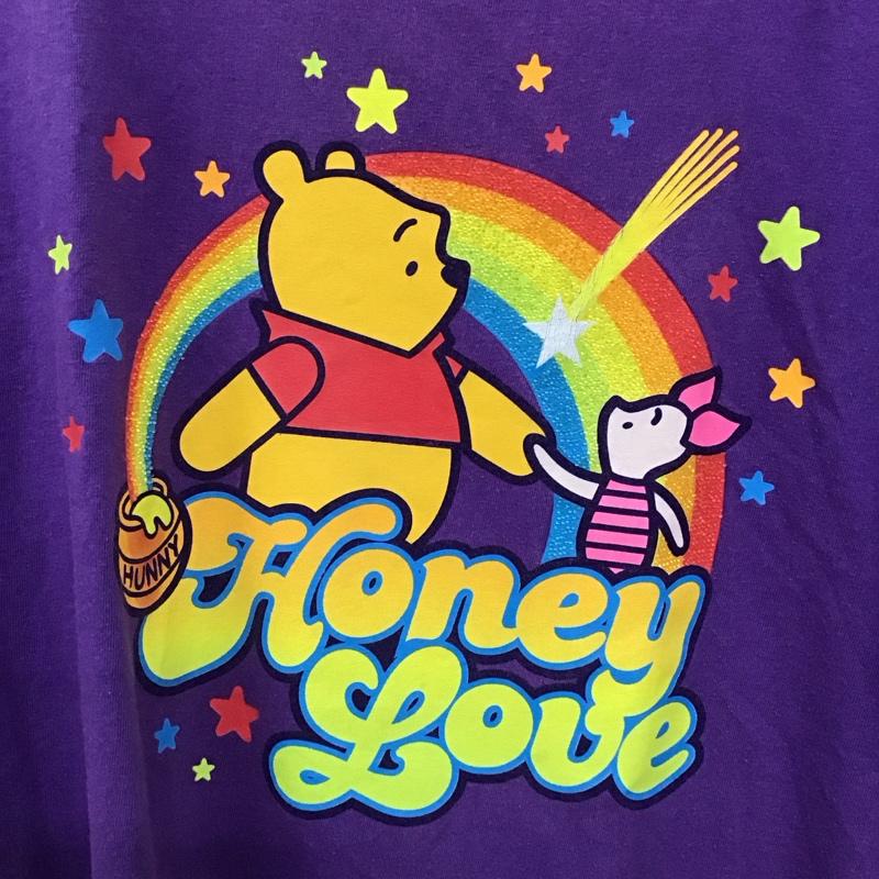 古着 USED Tシャツ 半袖 半袖カットソー プリントTシャツ クルーネックカットソー 古着 プリント 紫 / パープル / purple メンズ USED 古着 中古 10153625