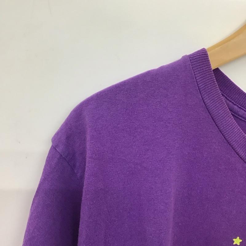 古着 USED Tシャツ 半袖 半袖カットソー プリントTシャツ クルーネックカットソー 古着 プリント 紫 / パープル / purple メンズ USED 古着 中古 10153625
