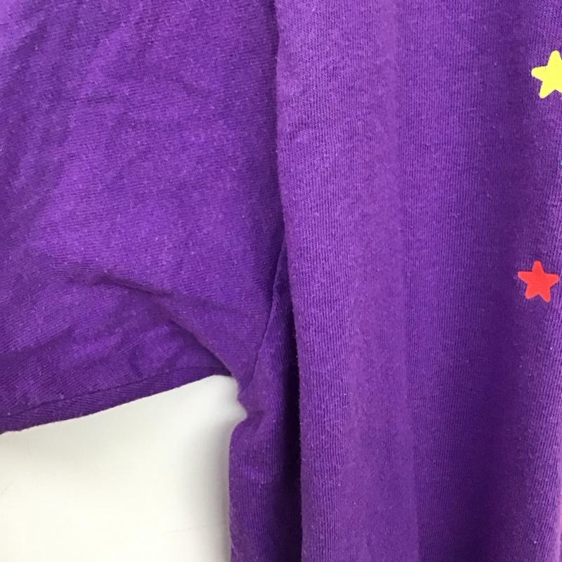 古着 USED Tシャツ 半袖 半袖カットソー プリントTシャツ クルーネックカットソー 古着 プリント 紫 / パープル / purple メンズ USED 古着 中古 10153625