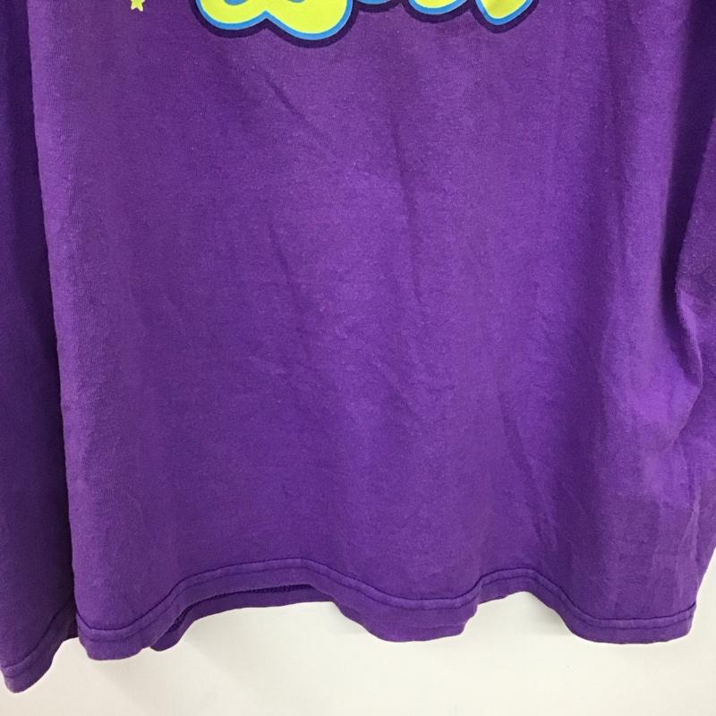 古着 USED Tシャツ 半袖 半袖カットソー プリントTシャツ クルーネックカットソー 古着 プリント 紫 / パープル / purple メンズ USED 古着 中古 10153625