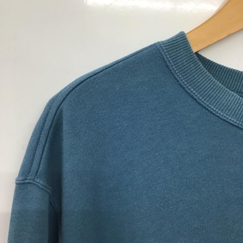 チャンピオン Champion トレーナー 長袖 長袖トレーナー スウェット クルーネック プルオーバー XL ロゴ、文字 青 / ブルー / blue メンズ USED 古着 中古 10153629