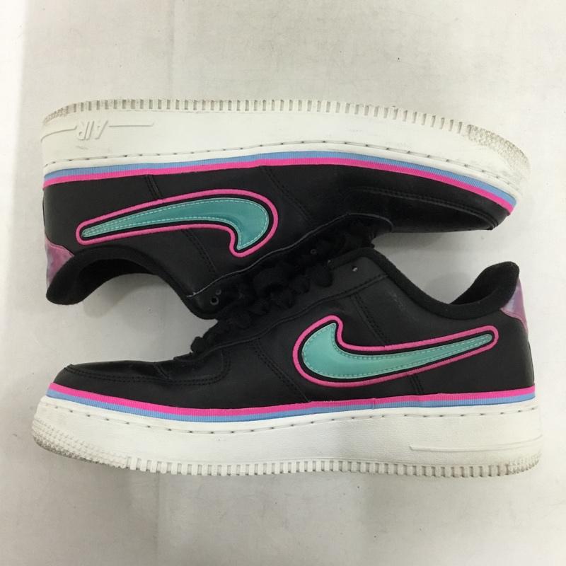 ナイキ NIKE スニーカー スニーカー AJ7748-002 AIR FORCE 1 07 LV8 SPORT 26.5cm 26.5cm ロゴ、文字 黒 / ブラック / black メンズ USED 古着 中古 10153631