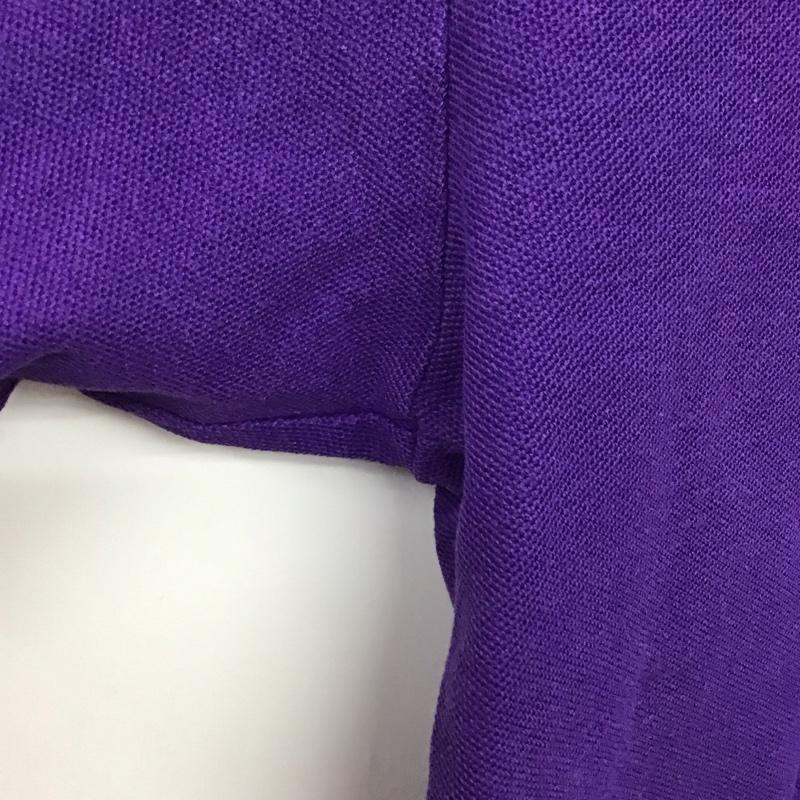 ポロバイラルフローレン Polo by RALPH LAUREN ポロシャツ 長袖 長袖ポロシャツ 長袖カットソー カラーシャツ ロゴ、文字 紫 / パープル / purple メンズ USED 古着 中古 10153632