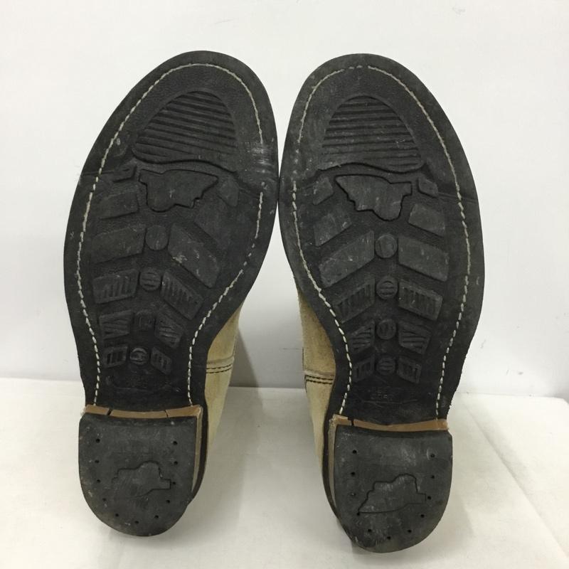 レッドウィング RED WING ブーツ エンジニアブーツ 8268 スエード 9.5D US：9.5 無地 ベージュ / ベージュ / beige メンズ USED 古着 中古 10153633