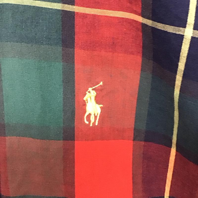 ポロバイラルフローレン Polo by RALPH LAUREN シャツ、ブラウス 長袖 長袖シャツ チェックシャツ カラーシャツ ボタンダウンシャツ チェック マルチカラー / マルチカラー / multicolor メンズ USED 古着 中古 10153634