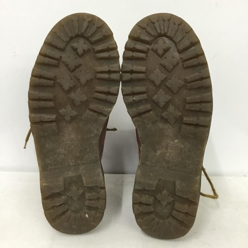 ドクターマーチン Dr.Martens ブーツ ショートブーツ 8ホール イングランド製 無地 茶 / ブラウン / brown レディース USED 古着 中古 10153635
