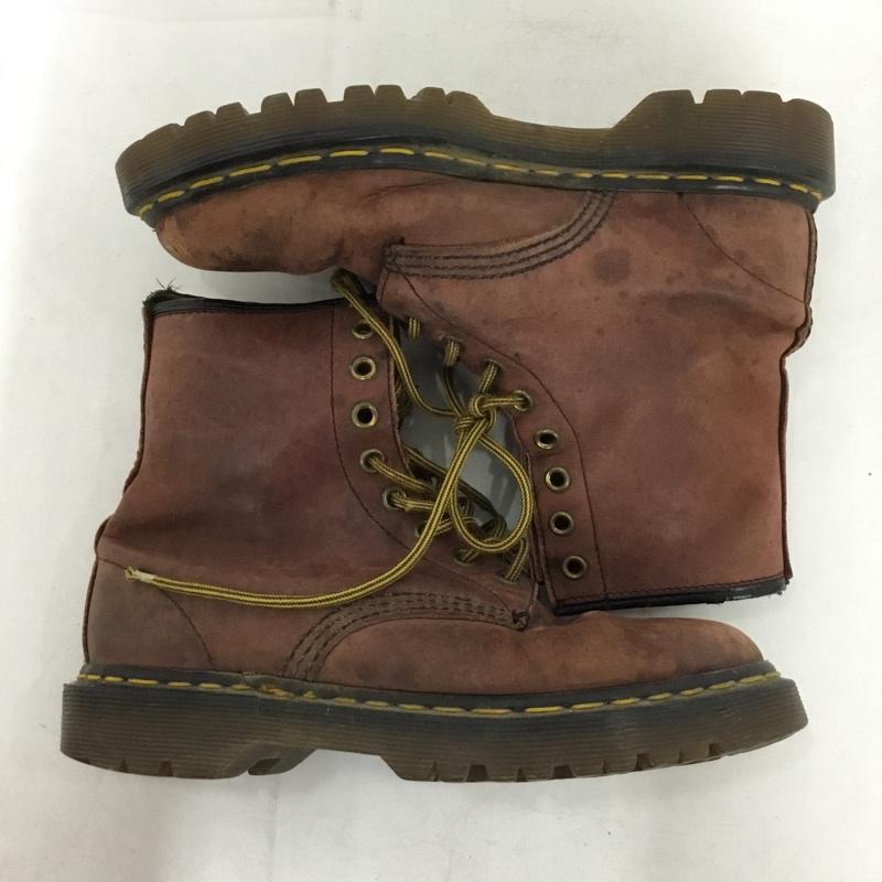 ドクターマーチン Dr.Martens ブーツ ショートブーツ 8ホール イングランド製 無地 茶 / ブラウン / brown レディース USED 古着 中古 10153635