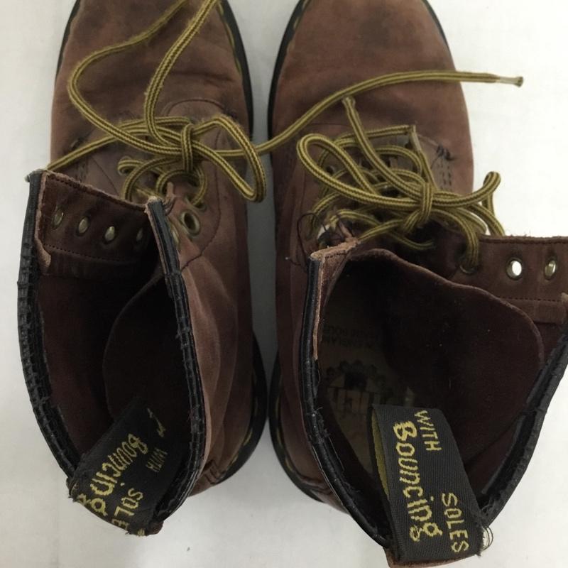 ドクターマーチン Dr.Martens ブーツ ショートブーツ 8ホール イングランド製 無地 茶 / ブラウン / brown レディース USED 古着 中古 10153635