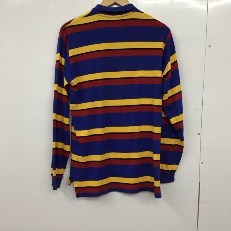ポロバイラルフローレン Polo by RALPH LAUREN ポロシャツ 長袖 長袖ポロシャツ 長袖カットソー カラーシャツ ボーダー柄 マルチカラー / マルチカラー / multicolor メンズ USED 古着 中古 10153637