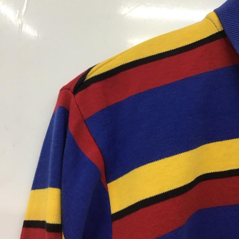 ポロバイラルフローレン Polo by RALPH LAUREN ポロシャツ 長袖 長袖ポロシャツ 長袖カットソー カラーシャツ ボーダー柄 マルチカラー / マルチカラー / multicolor メンズ USED 古着 中古 10153637