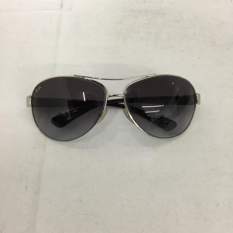 レイバン Ray-Ban めがね・サングラス サングラス RB3386 ガンメタル グラデーション ロゴ、文字 黒 / ブラック / black X 銀 / シルバー / silver color メンズ USED 古着 中古 10153640