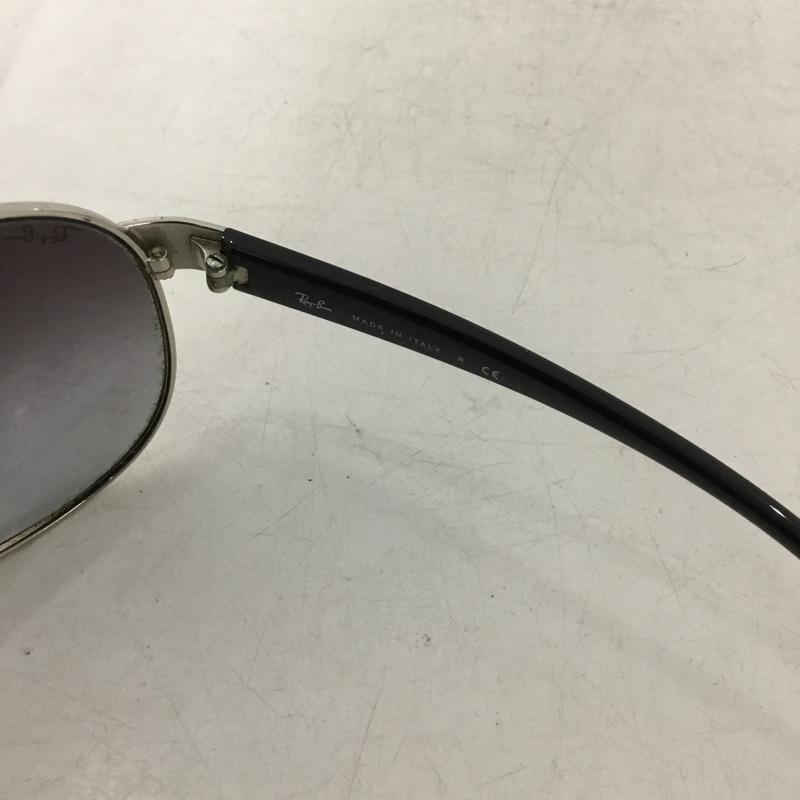 レイバン Ray-Ban めがね・サングラス サングラス RB3386 ガンメタル グラデーション ロゴ、文字 黒 / ブラック / black X 銀 / シルバー / silver color メンズ USED 古着 中古 10153640