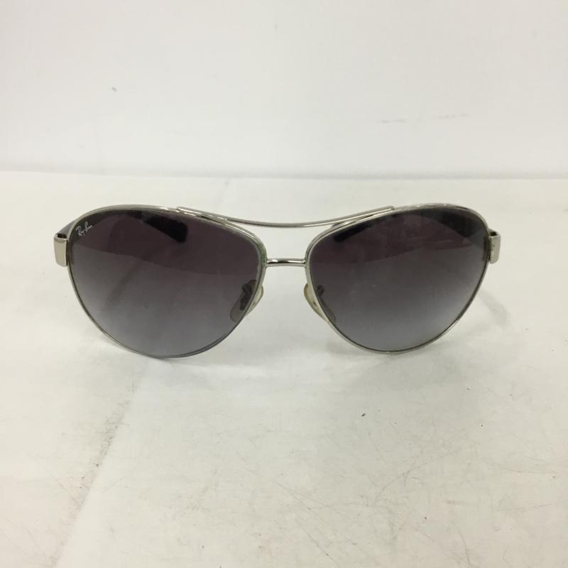 レイバン Ray-Ban めがね・サングラス サングラス RB3386 ガンメタル グラデーション ロゴ、文字 黒 / ブラック / black X 銀 / シルバー / silver color メンズ USED 古着 中古 10153640