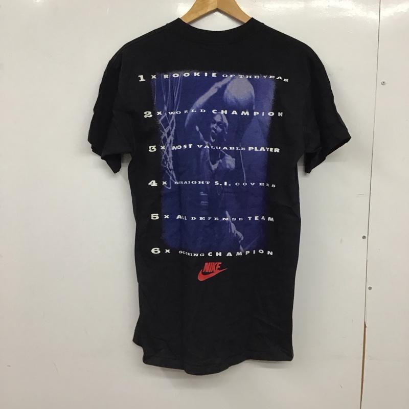 ナイキ NIKE Tシャツ 半袖 半袖カットソー プリントTシャツ クルーネックカットソー 古着 M プリント 黒 / ブラック / black メンズ USED 古着 中古 10153641