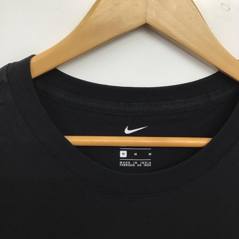 ナイキ NIKE Tシャツ 半袖 半袖カットソー プリントTシャツ クルーネックカットソー スポーツウェア M プリント 黒 / ブラック / black メンズ USED 古着 中古 10153642