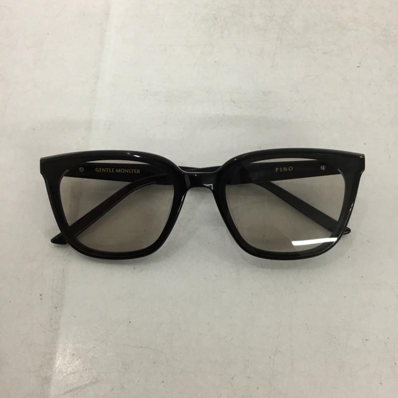 ジェントルモンスター GENTLE MONSTER めがね・サングラス サングラス PINO カラーレンズ ロゴ、文字 黒 / ブラック / black メンズ USED 古着 中古 10153643