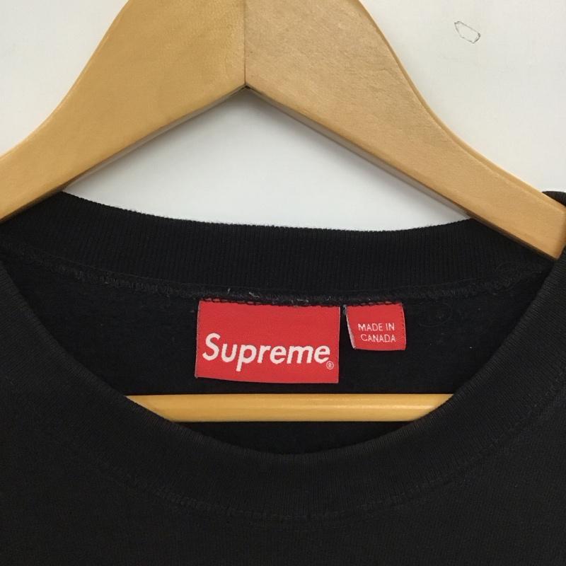 シュプリーム Supreme トレーナー 長袖 ボックスロゴ トレーナー クルーネックスウェット M ロゴ、文字 黒 / ブラック / black メンズ USED 古着 中古 10153644