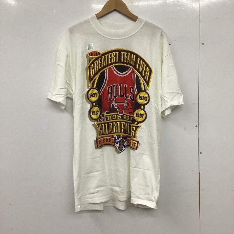 スターター STARTER Tシャツ 半袖 半袖カットソー プリントTシャツ クルーネックカットソー M プリント 白 / ホワイト / white メンズ USED 古着 中古 10153647