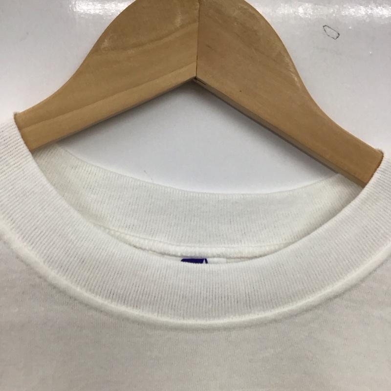 スターター STARTER Tシャツ 半袖 半袖カットソー プリントTシャツ クルーネックカットソー M プリント 白 / ホワイト / white メンズ USED 古着 中古 10153647