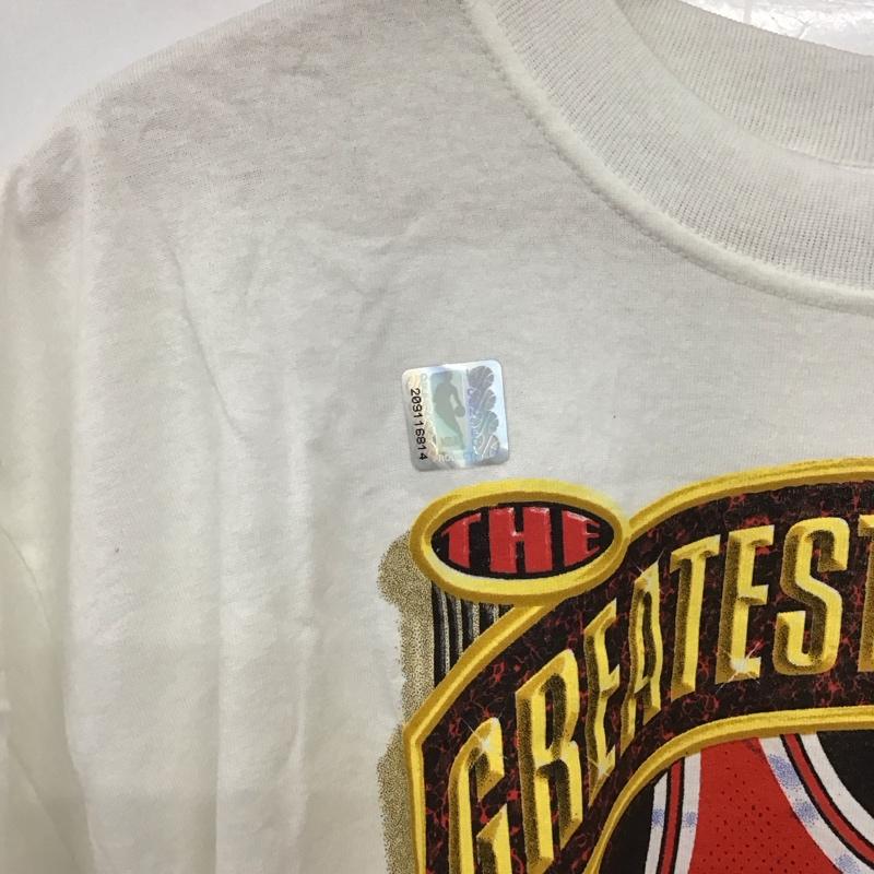 スターター STARTER Tシャツ 半袖 半袖カットソー プリントTシャツ クルーネックカットソー M プリント 白 / ホワイト / white メンズ USED 古着 中古 10153647