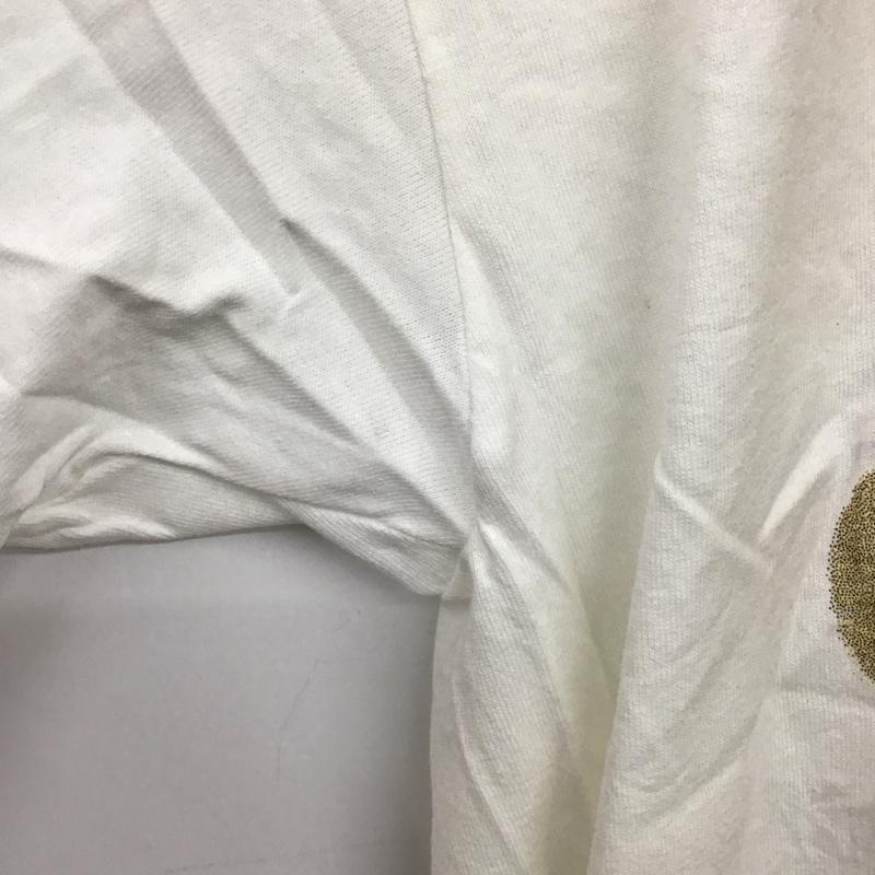 スターター STARTER Tシャツ 半袖 半袖カットソー プリントTシャツ クルーネックカットソー M プリント 白 / ホワイト / white メンズ USED 古着 中古 10153647