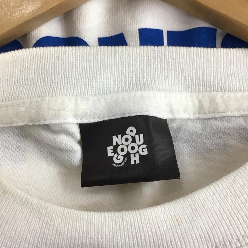 グッドイナフ GOODENOUGH Tシャツ 半袖 半袖カットソー プリントTシャツ クルーネックカットソー L チェック 白 / ホワイト / white X 赤 / レッド / red メンズ USED 古着 中古 10153648
