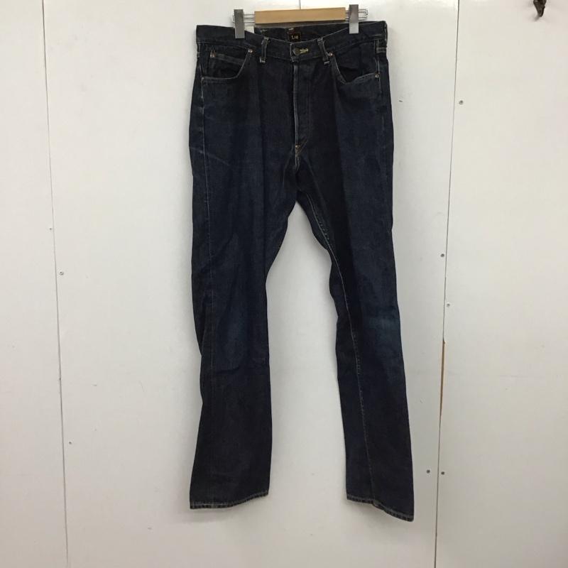 リー Lee パンツ デニム、ジーンズ デニムパンツ スリムパンツ カジュアルパンツ 34 無地 インディゴ / インディゴ / Indigo メンズ USED 古着 中古 10153658