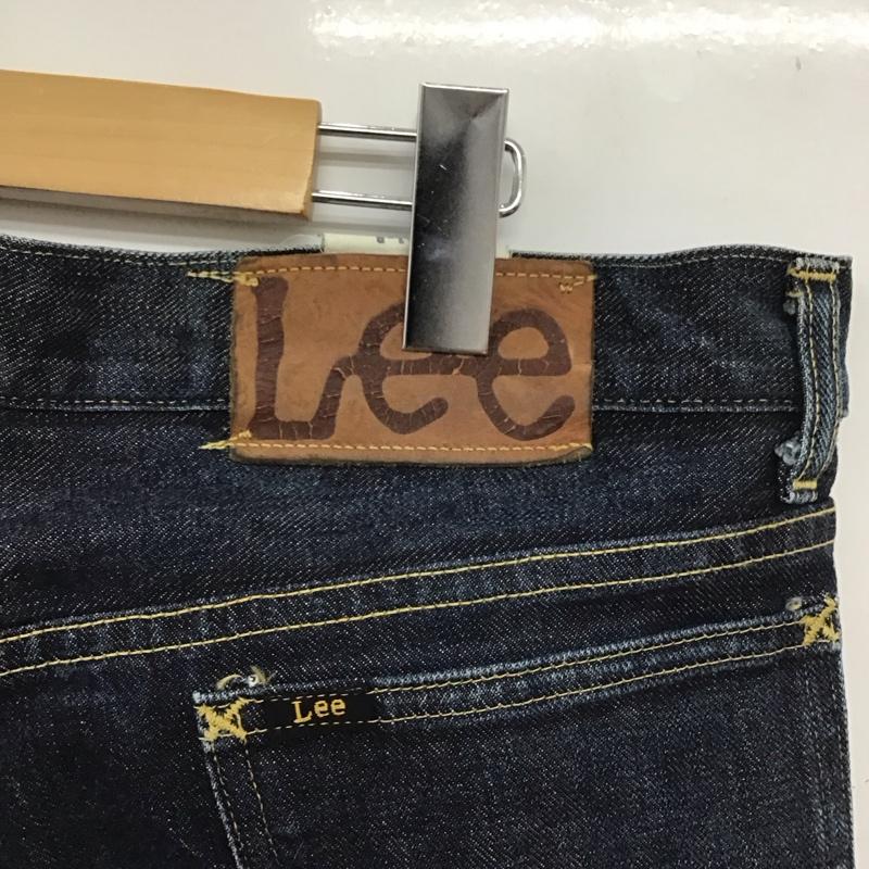 リー Lee パンツ デニム、ジーンズ デニムパンツ スリムパンツ カジュアルパンツ 34 無地 インディゴ / インディゴ / Indigo メンズ USED 古着 中古 10153658