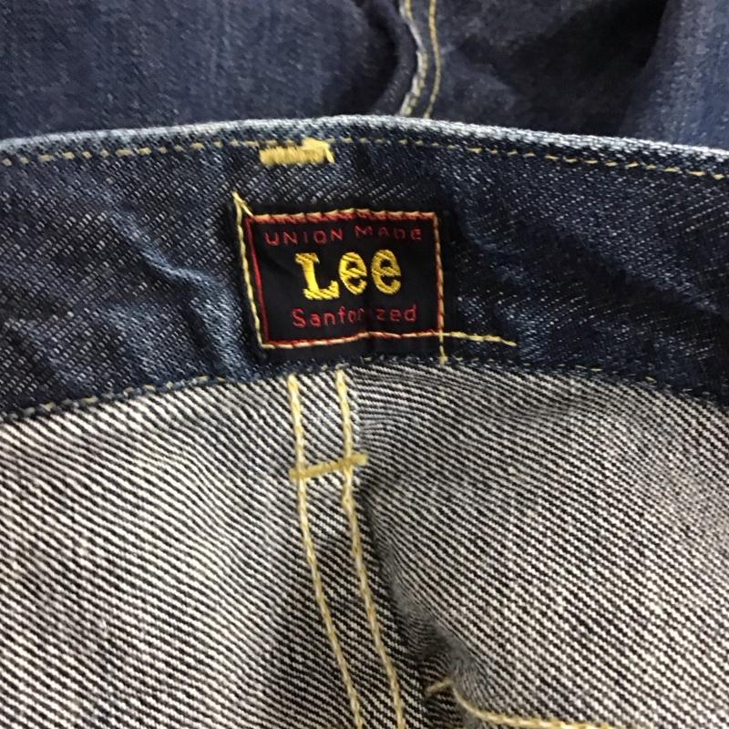リー Lee パンツ デニム、ジーンズ デニムパンツ スリムパンツ カジュアルパンツ 34 無地 インディゴ / インディゴ / Indigo メンズ USED 古着 中古 10153658