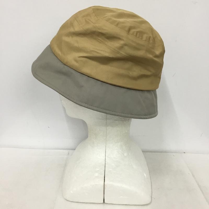 ステューシー STUSSY 帽子 ハット バケットハット バケハ ロゴ、文字 ベージュ / ベージュ / beige X 灰 / グレー / gray メンズ USED 古着 中古 10153659