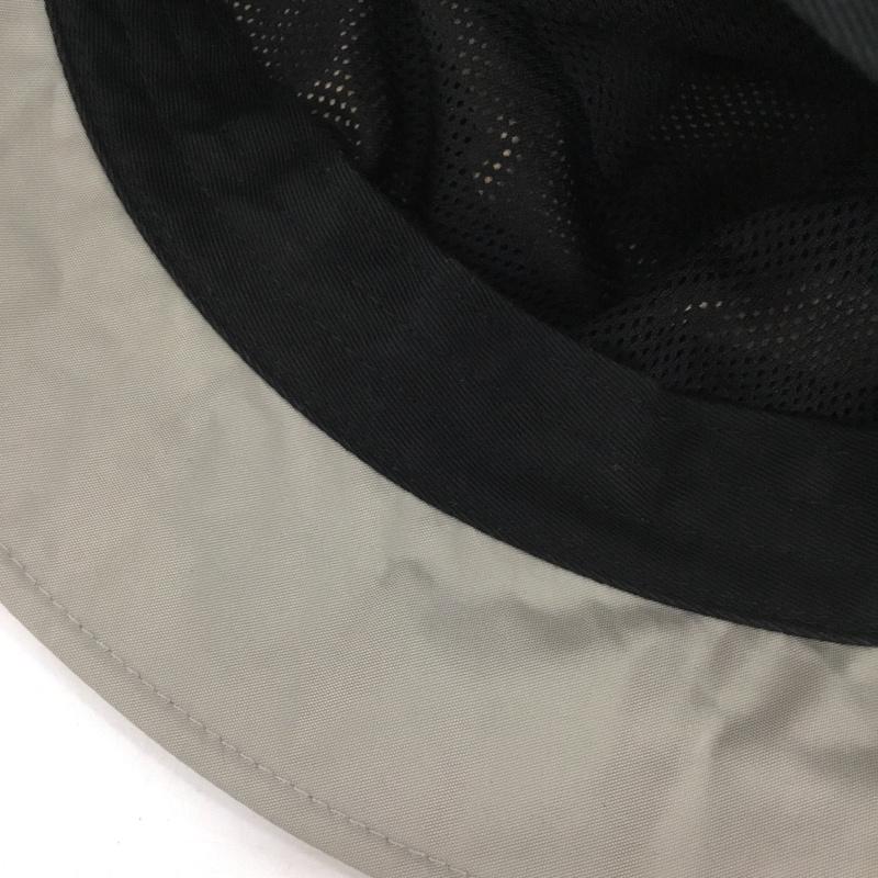 ステューシー STUSSY 帽子 ハット バケットハット バケハ ロゴ、文字 ベージュ / ベージュ / beige X 灰 / グレー / gray メンズ USED 古着 中古 10153659
