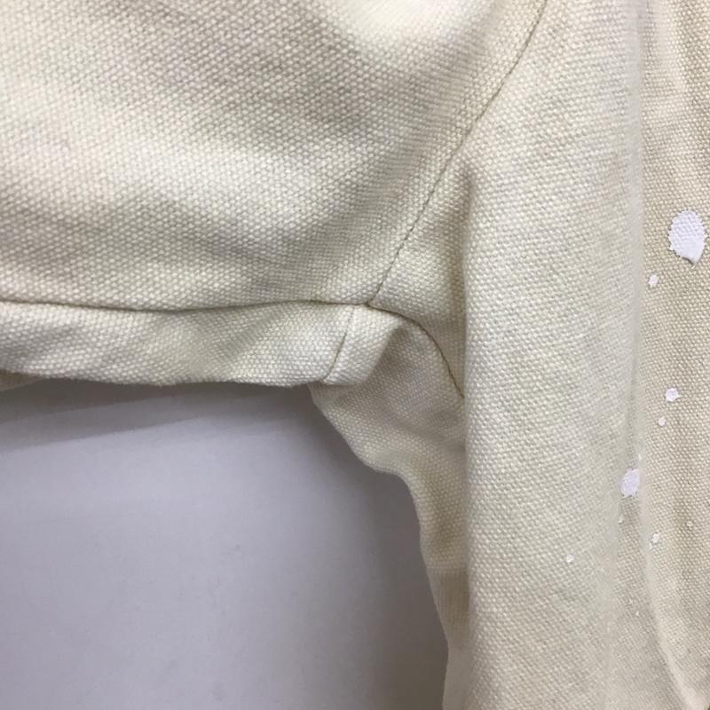 サワークリーム Sourcream パンツ ワークパンツ、ペインターパンツ ワイドパンツ カジュアルパンツ ワークパンツ L ダメージ加工 アイボリー / アイボリー / メンズ USED 古着 中古 10153662
