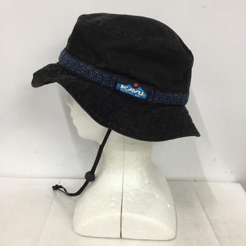 カブー KAVU 帽子 ハット バケットハット ストラップ  黒 / ブラック / black メンズ USED 古着 中古 10153664