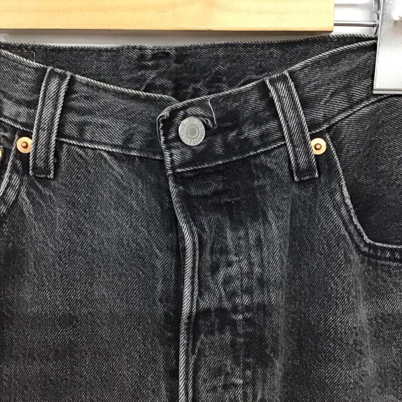 リーバイストラウスアンドコー Levi Strauss & co. パンツ デニム、ジーンズ デニムパンツ スリムパンツ カジュアルパンツ 32インチ ダメージ加工 ダークグレー / ダークグレー / メンズ USED 古着 中古 10153665