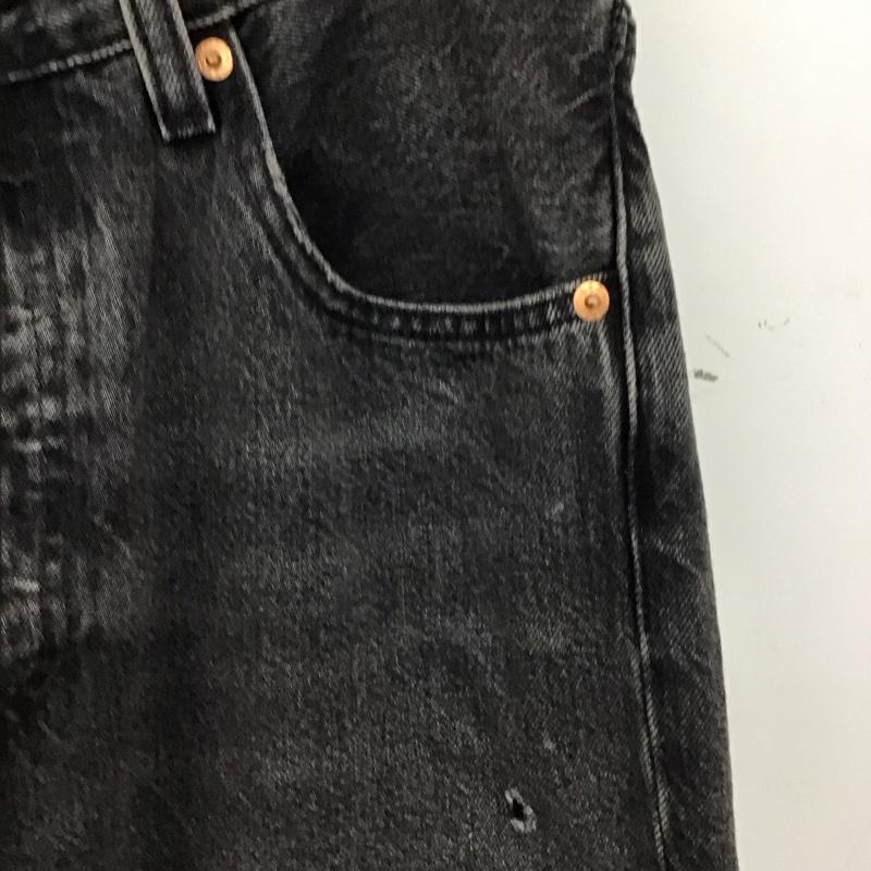リーバイストラウスアンドコー Levi Strauss & co. パンツ デニム、ジーンズ デニムパンツ スリムパンツ カジュアルパンツ 32インチ ダメージ加工 ダークグレー / ダークグレー / メンズ USED 古着 中古 10153665