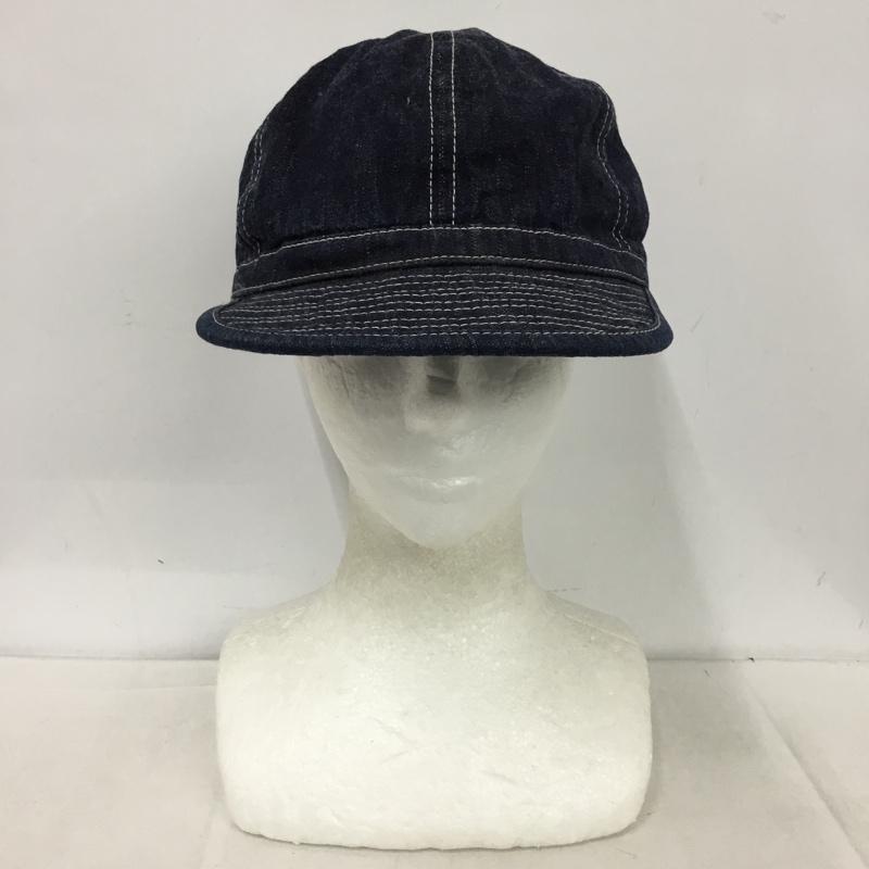 ゴールド GOLD 帽子 キャップ デニムキャップ 無地 インディゴ / インディゴ / Indigo メンズ USED 古着 中古 10153667
