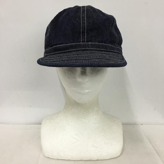 ゴールド GOLD 帽子 キャップ デニムキャップ 無地 インディゴ / インディゴ / Indigo メンズ USED 古着 中古 10153667