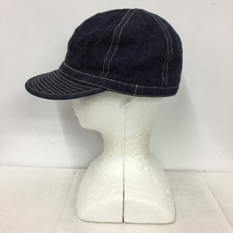 ゴールド GOLD 帽子 キャップ デニムキャップ 無地 インディゴ / インディゴ / Indigo メンズ USED 古着 中古 10153667