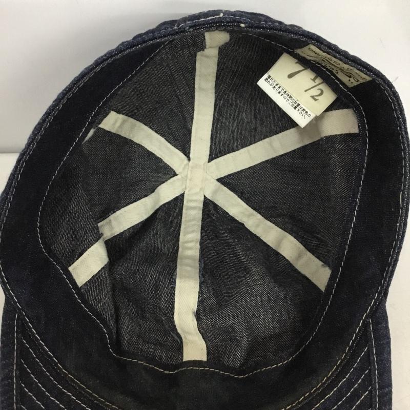 ゴールド GOLD 帽子 キャップ デニムキャップ 無地 インディゴ / インディゴ / Indigo メンズ USED 古着 中古 10153667