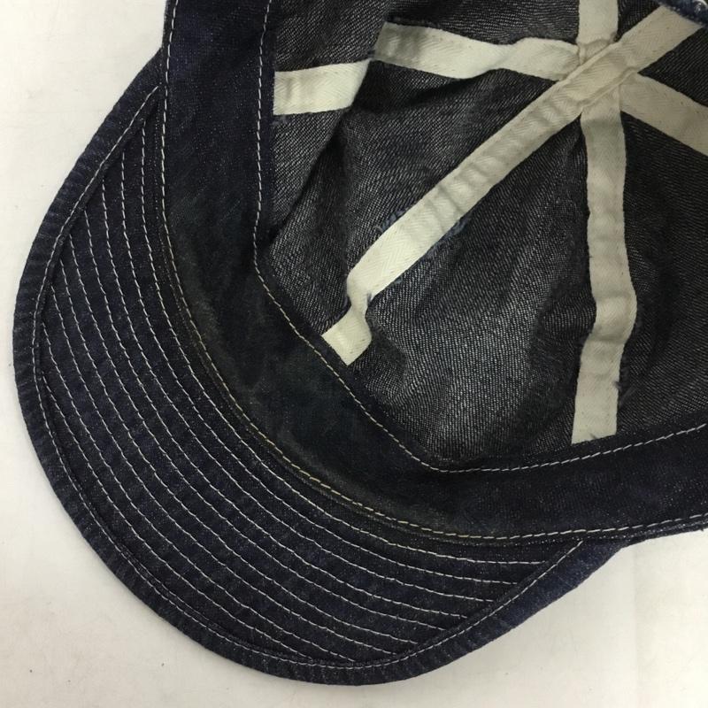 ゴールド GOLD 帽子 キャップ デニムキャップ 無地 インディゴ / インディゴ / Indigo メンズ USED 古着 中古 10153667