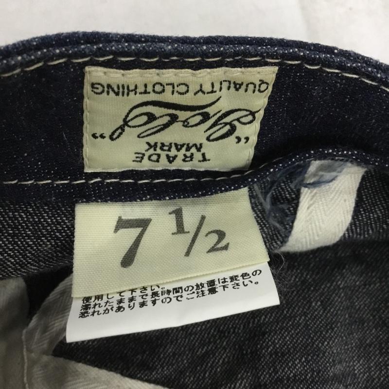 ゴールド GOLD 帽子 キャップ デニムキャップ 無地 インディゴ / インディゴ / Indigo メンズ USED 古着 中古 10153667