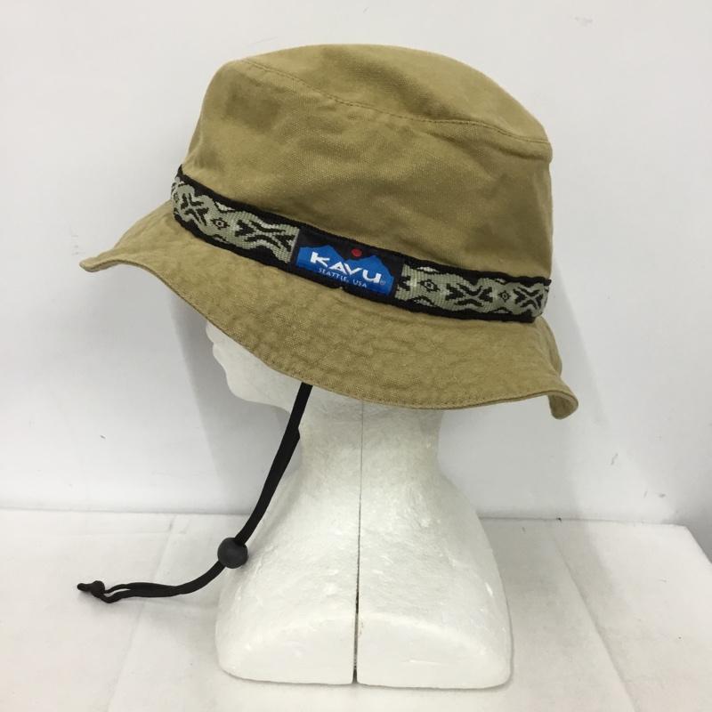 カブー KAVU 帽子 ハット バケットハット ストラップ付  ベージュ / ベージュ / beige メンズ USED 古着 中古 10153669