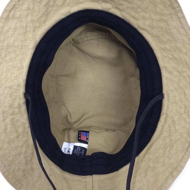 カブー KAVU 帽子 ハット バケットハット ストラップ付  ベージュ / ベージュ / beige メンズ USED 古着 中古 10153669
