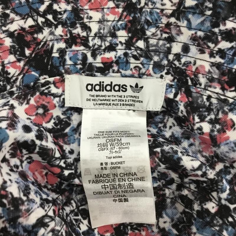 アディダス adidas 帽子 ハット GN2145 リバーシブル バケットハット ロゴ、文字 X 総柄 マルチカラー / マルチカラー / multicolor メンズ USED 古着 中古 10153671