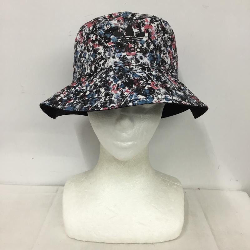 アディダス adidas 帽子 ハット GN2145 リバーシブル バケットハット ロゴ、文字 X 総柄 マルチカラー / マルチカラー / multicolor メンズ USED 古着 中古 10153671