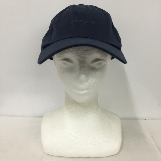 アディダス adidas 帽子 キャップ ロゴ、文字 紺 / ネイビー / navy メンズ USED 古着 中古 10153672