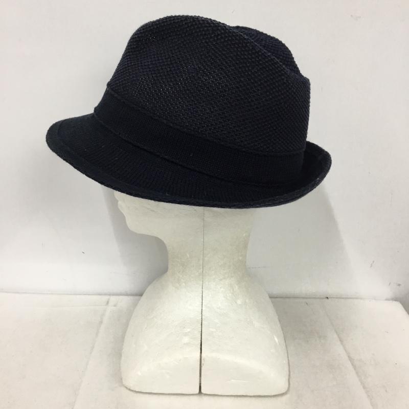 ラコステ LACOSTE 帽子 ハット L3523-17S11 ソフト帽 中折れ帽子 ワンポイント 紺 / ネイビー / navy メンズ USED 古着 中古 10153674