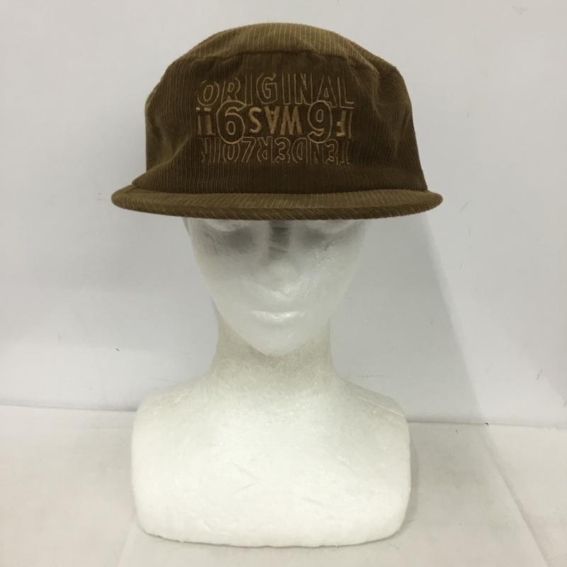 テンダーロイン TENDERLOIN 帽子 キャップ コーデュロイ ワークキャップ ペインターキャップ ロゴ、文字 茶 / ブラウン / brown メンズ USED 古着 中古 10153675